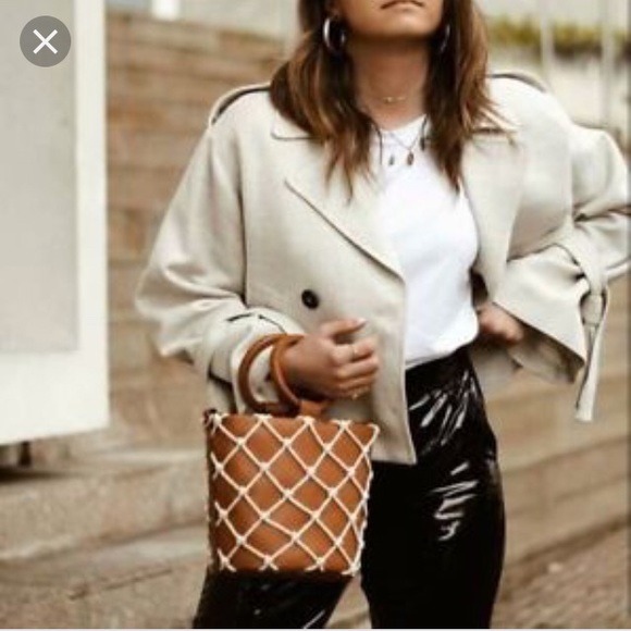 Mango faux leather net bag - Picture 5 of 5